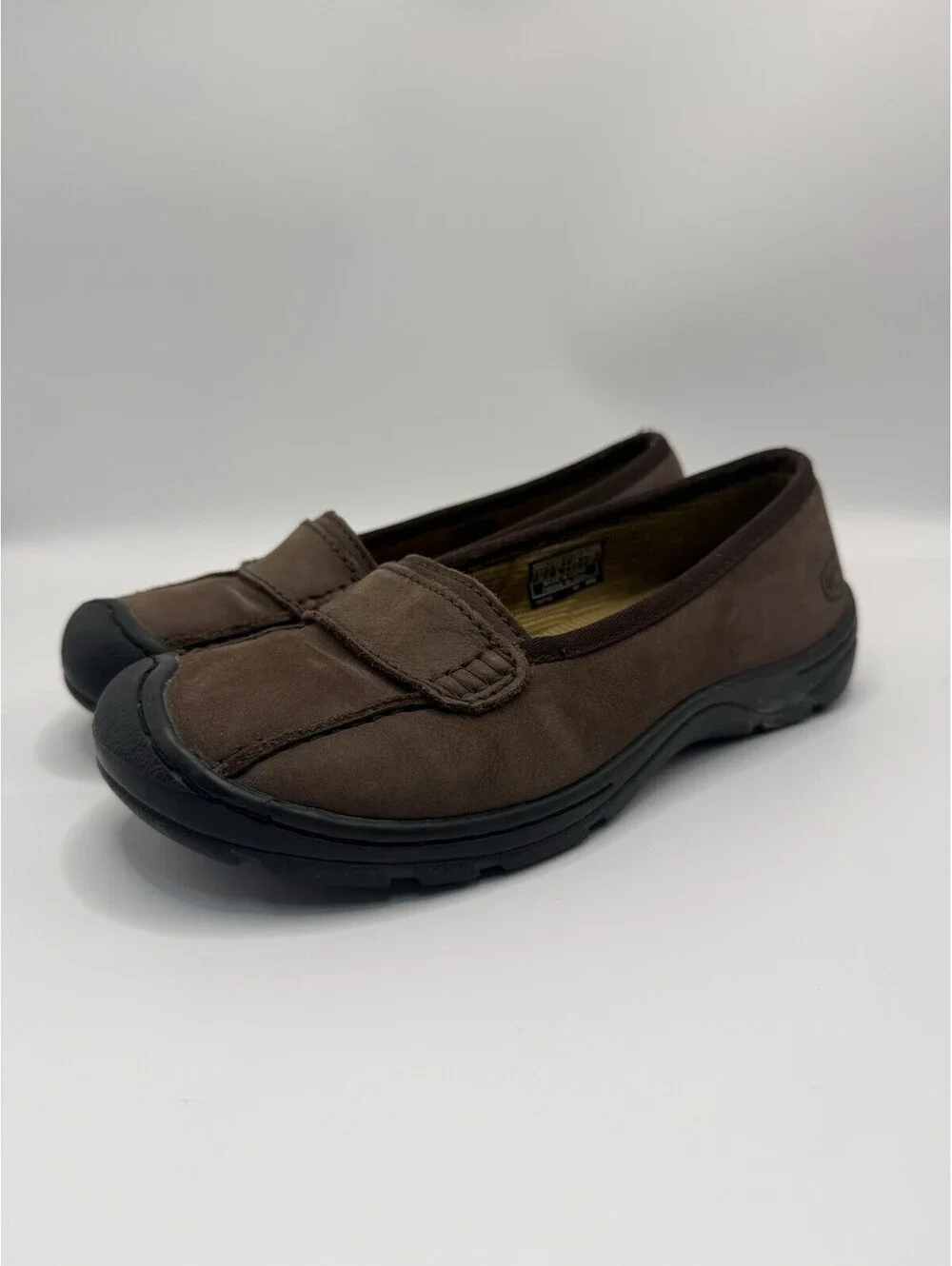 Keen Sterling City Brown Suede Leather Slip-on Shoe Women Size 5 M